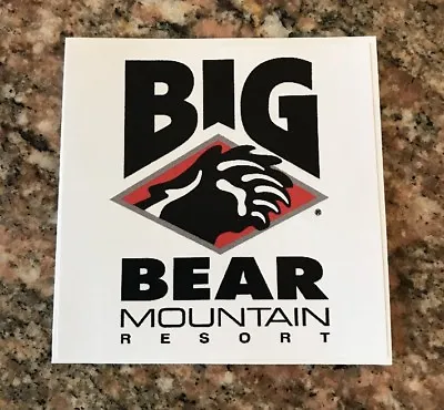 Big Bear Mountain Sticker - Ski Resort Snowboard Snow Mountain Sports • $3.99