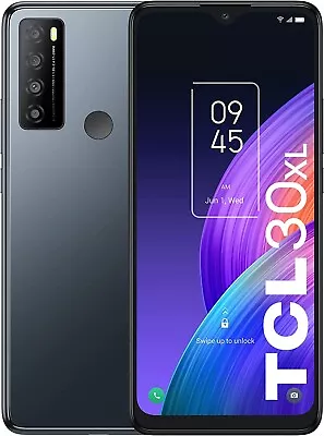 TCL 30XL 2022 T671G 64GB LTE Night Mist  GSM Unlocked Smartphone Open Box • $89.99