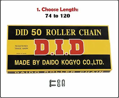 D.I.D DID 530 Standard Non-sealed Natural Drive Chain W/ Clip Master Link • $49.70