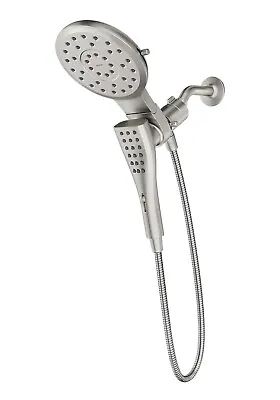 Moen 220C2EPSRN Dual 8-Spray 7  Shower Head & Hand Shower In Brushed Nickel READ • $79.95