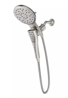 Moen 220C2EPSRN Dual 8-Spray 7  Shower Head & Handshower - Brushed Nickel - READ • $79.95