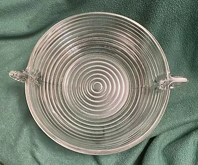 Depression Glass Anchor Hocking Manhattan Large Handled Bowl 9 Inch • $19.99