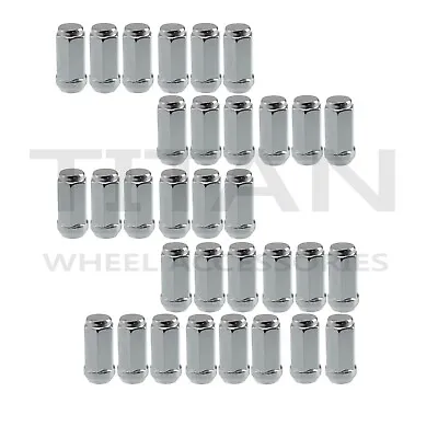 32 Chrome Lug Nuts | 9/16  | 13/16  Head Fits Dodge Ram 2500 3500 Ford F250 F350 • $24.99