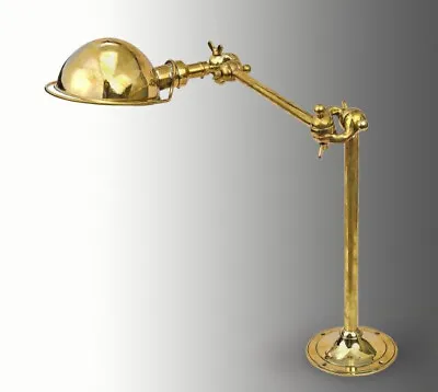 Modern Vintage Style Nautical Theme Brass Metal Antique Floor Lamp Fixture • $298.20