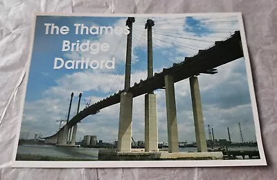 Rare.  The Thames Bridge Dartford  Postcard. Vgc. Vintage. Original. Nice.  • £9.50