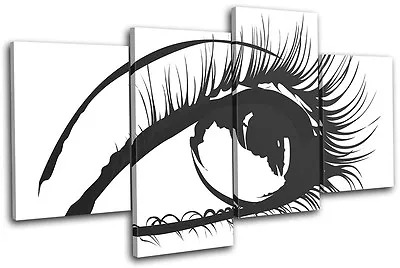 Eye Vector Pop Art Abstract MULTI CANVAS WALL ART Picture Print VA • $109.99