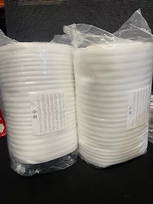 100' X 12  Foam Wrap Roll Shipping Supplies Packing Padding 40x Fragile Stickers • $18.88