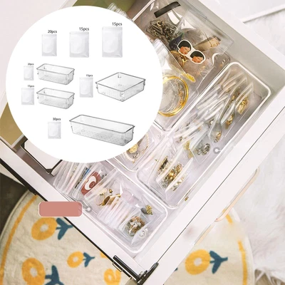 £8.48 • Buy Jewelry Storage Bag Box Self Seal Antitarnish Transparent Case For Necklace