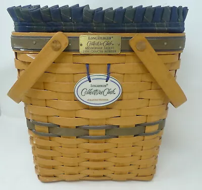 Longaberger Combo Collectors Club 1996 Membership Basket Charter Member • £32.86