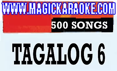  Tagalog-6  Song Chip - 500 Tagalog & English Songs With SONG LIST • $53.99