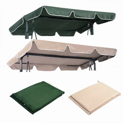 £17.99 • Buy Replacement Canopy For Swing Seat 2 & 3 Seater Sizes Hammock Cover Top Garden 