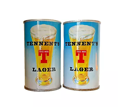 TENNENTS LAGER Beer (PENNY) Straight Steel Cans • $11