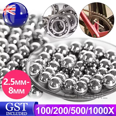 1000x Steel Loose Bearing Ball Replacement Part 2.5-8mm Bike Bicycle Cycling • $6.35