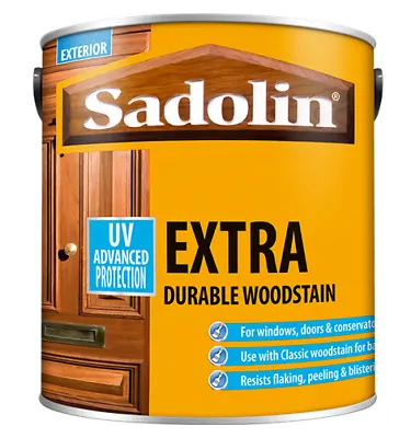 Sadolin Extra Woodstain 1 Litre.  All Colours Available. Brand New Stock. • £25.99