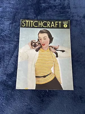 Rare Vintage Stitchcraft March 1952 Original Magazine Booklet Needlework • £5.99