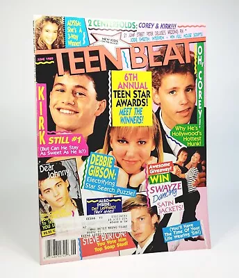 Teen Beat Magazine June 1989 Vol 12 No. 4 GDC W/Poster Corey Haim Kirk HTF • $34.90