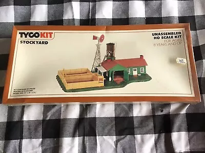 HO Scale Tyco Stockyard Building Kit #7781 NOS Sealed Box Vintage • $25