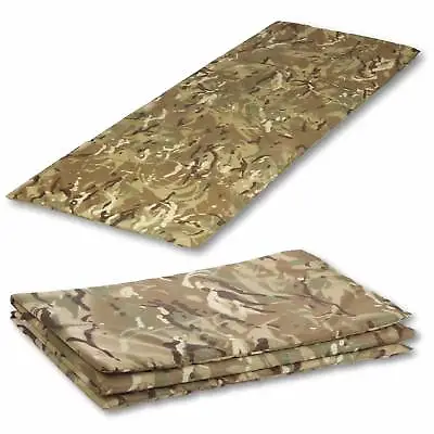 British Army MTP Camping Sleeping Mat Mattress Folding Bed Military Camouflage • £32.95