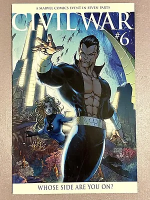 Civil War #6 • Marvel Comics • Michael Turner Namor Cover • $12.99