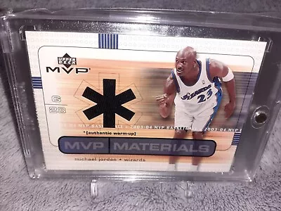 2003-04 Upper Deck MVP Materials Warmups MICHAEL JORDAN Jersey • $499.99