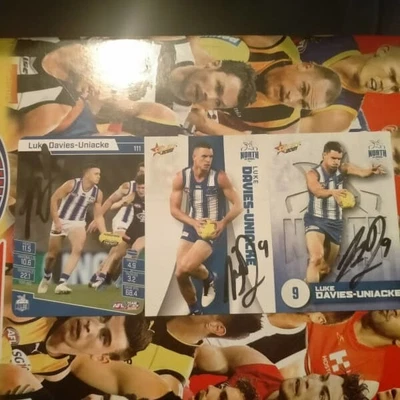 $9.99 • Buy Luke Davies-Uniacke Signed AFL Card North Melbourne Kangaroos Signed AFL Card