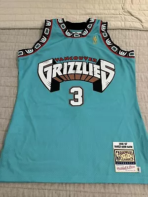 Authentic Mitchell & Ness Vancouver Grizzlies Shareef Abdur-Rahim Jersey 44 L • $245