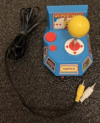 Namco Ms. Pac-Man Plug & Play 5-in-1 Video Game System - TV Games 2004 Arcade • $17.99
