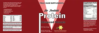 Bodybuilding Milk & Egg Protein Powder Old School Rheo Blair Protein Supplement • $49.95