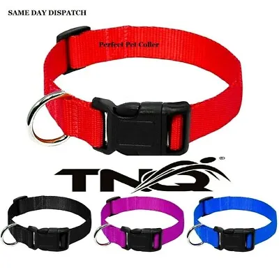 Dog Puppy Collars Nylon Adjustable 3 Sizes 4 Colors Car Safety Leads Harness Uk • £2.99