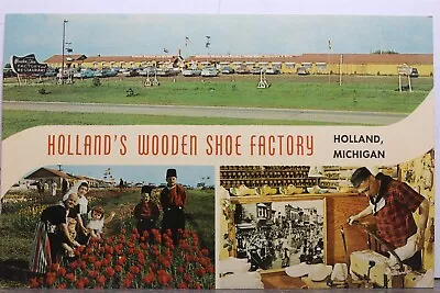 Michigan MI Holland Wooden Shoe Factory Postcard Old Vintage Card View Standard • $0.50