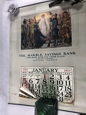1919 WWI Themed Calendar Angel Of The Battlefield Barre Vermont • $75