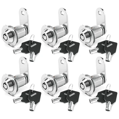 $38.69 • Buy RV Trailer Motorhome Storage Compartment Door Cam Locks 1/8  6 Pack Keyed Alike