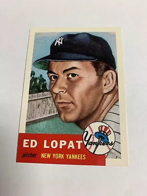 1991 Topps 1953 Archive Ed Lopat New York Yankees REPRINT • $1.19