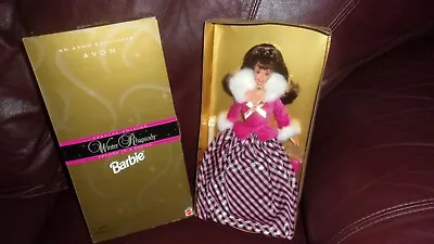 Mattel/avon Barbie Winter Rhapsody Exclusivenew In Box Brunette 1996 Spec. Edi • $12