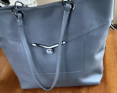 NWT Botkier Valentina Leather Tote Bag Women's Smoke/Gray • $79.99