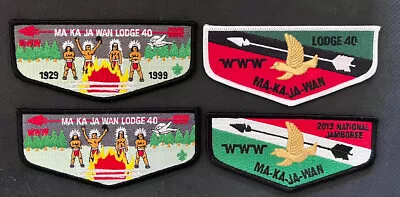 Ma Ka Ja Wan Lodge 40 Flap Lot Set Of 4 Different OA Order Of The Arrow • $14.99