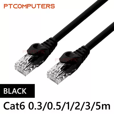 $3.95 • Buy Wholesale Cat6 Ethernet Network Cable LAN Router Internet Data Patch Lead Black