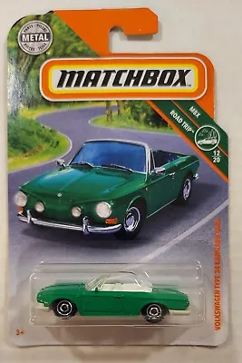 Volkswagen Type 34 Karmann Ghia 17/100 Matchbox 2019 FYR67 (green) MBX Road Trip • $7