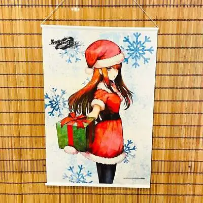 [Steins Gate 0] Official Kurisu Makise - Santa B2 Tapestry Wall Scroll - Bonus • $30.99
