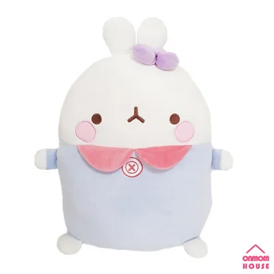 Molang Baby Body Cushion Plush Doll Blue 40cm Korea Toy • $64.90