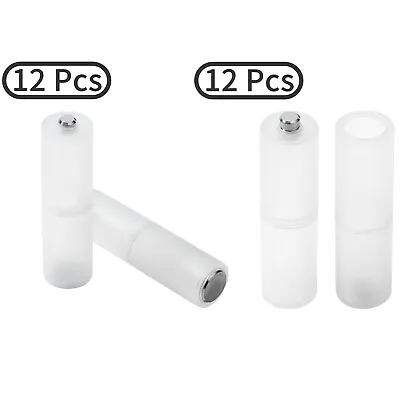 12Pcs Durable Plastic AAA To AA Battery Converters With Metal Contacts OnBottom • $6.32