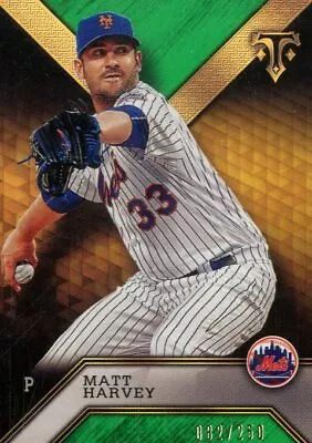 2016 Topps Triple Threads Emerald #48 Matt Harvey /200 • $1.49