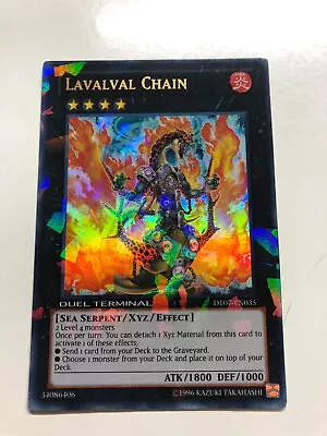 USA Seller Yugioh Lavalval Chain DT07-EN035 Duel Terminal Ultra Rare VLP / NM • $42.99