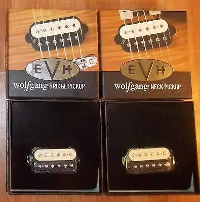 EVH® Wolfgang Bridge & Neck Pickup Set~ZEBRA~14k-Bridge & 16k-Neck~USA~Brand New • $275