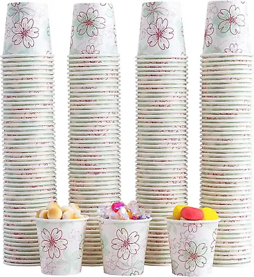 [300 Pack] 3 Oz Paper Cups Bathroom Cups 3 Oz Disposable Paper Cups Small Mou • $23.74