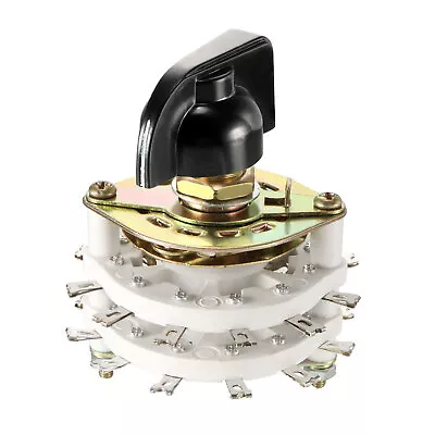 6P3T 6 Pole 3 Position 2 Deck Band Channel Rotary Switch Selector • $14.49