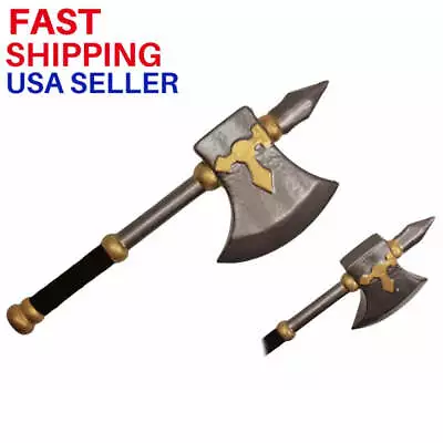 22  Fantasy Foam Battle Axe LARP Costume Prop Cosplay Medieval • $29.95