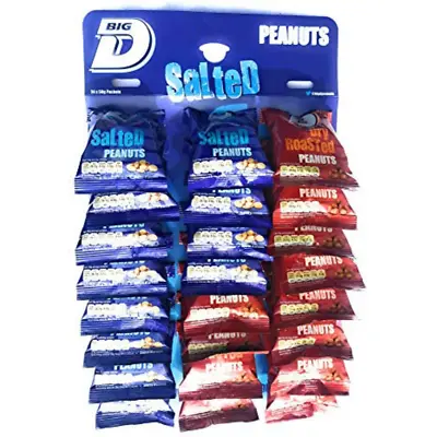 Salted / Dry Roasted Peanuts 50g Mixed Pub Card 24 Packs • £15.99