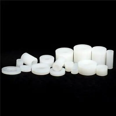 £18.06 • Buy M2.5, M3, M4, M5 White Nylon Spacers Plastic Standoffs Round Thick Washers