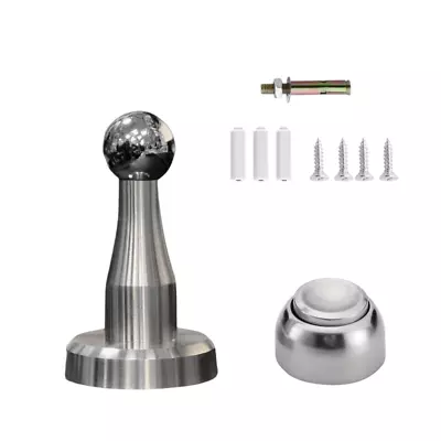 High Quality Door Security With Magnetic Stainless Steel Door Stopper Catcher • £5.99